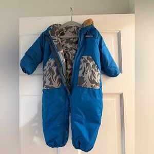Patagonia reversible Infant Snowsuit with Camouflage Lining